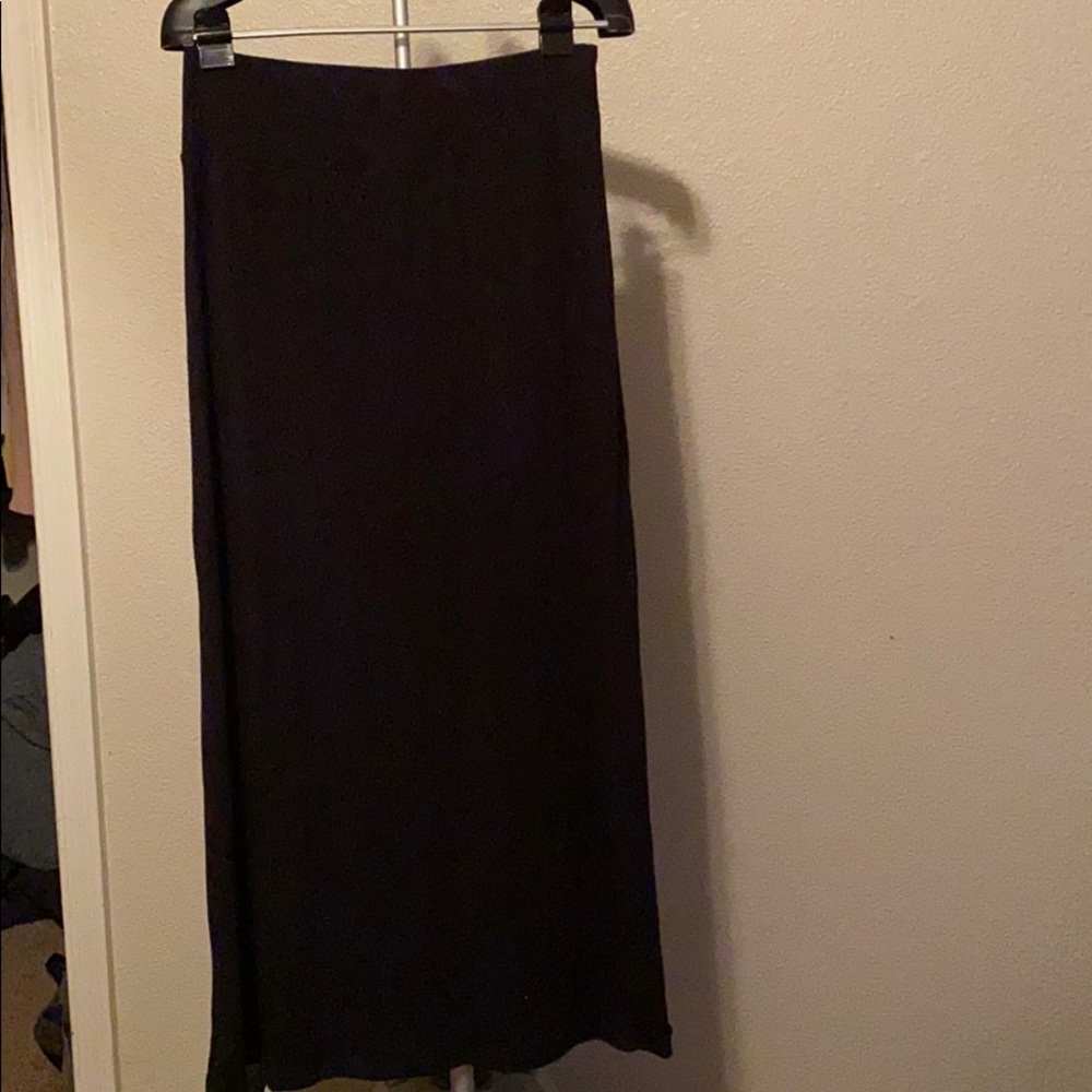 Mossimo Black Maxi Skirt Size Large